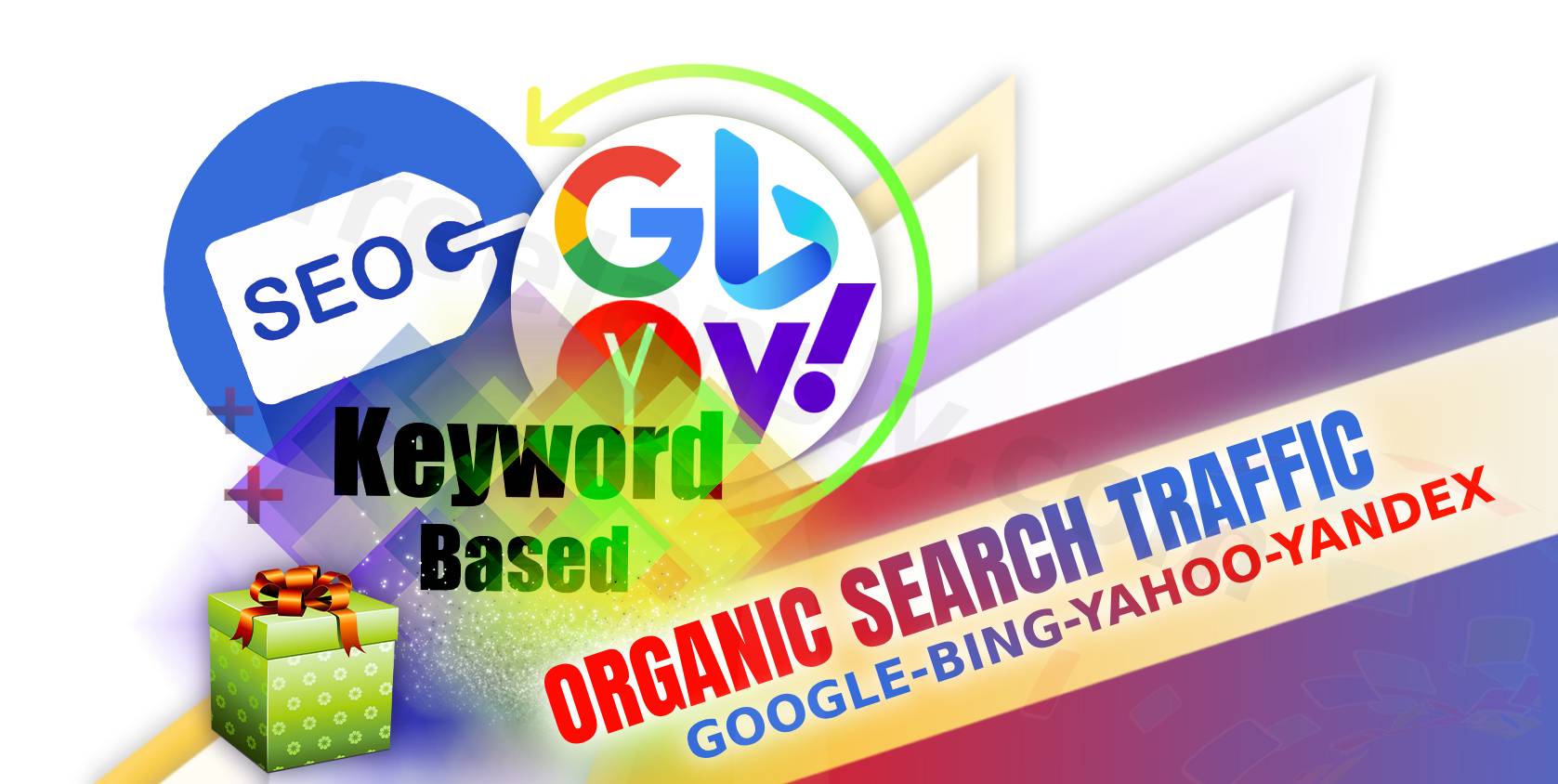 We Boost Search and Organic Traffic from Google, Bing, Yahoo, and Yandex for Better SEO Rankings