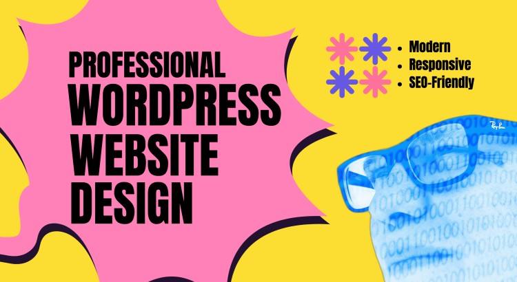 You'll get a  Professional, Modern WordPress Website Design with WordPress and Elementor