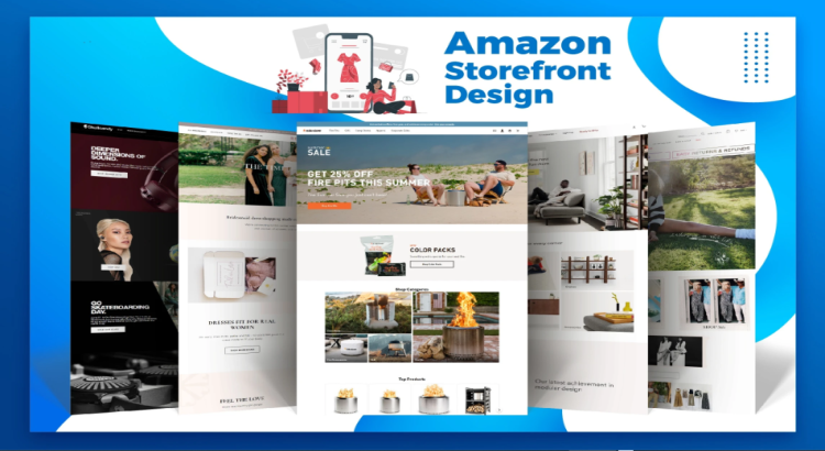 I will create your amazon brand store and storefront design